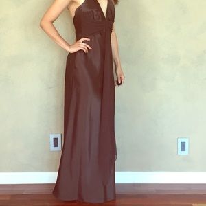 Brown gown